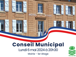 Conseil Municipal : réunion publique