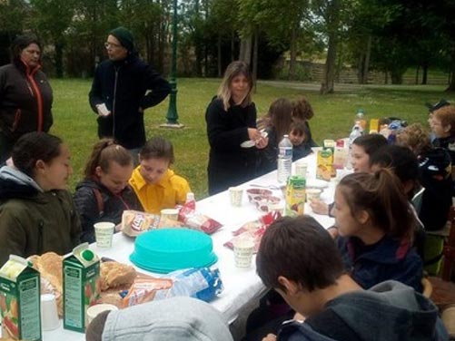 Repas avec la CMJ