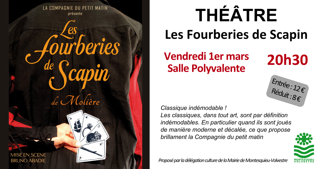 Les fourberies de Scapin - Montesquieu-Volvestre