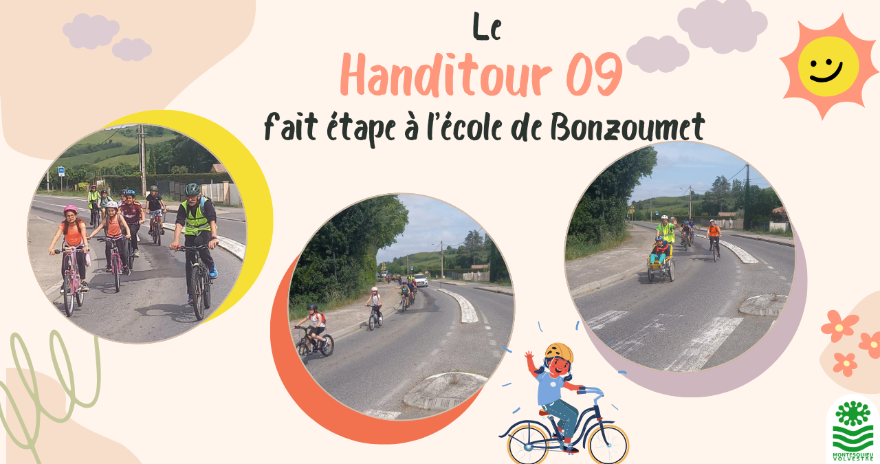 Le Handitour 09 fait étape à l’école de Bonzoumet
