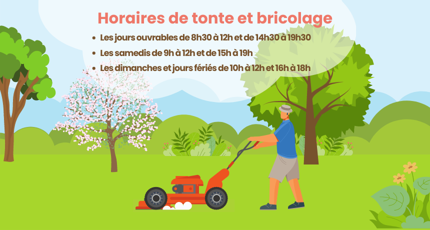 Horaires tonte et bricolage