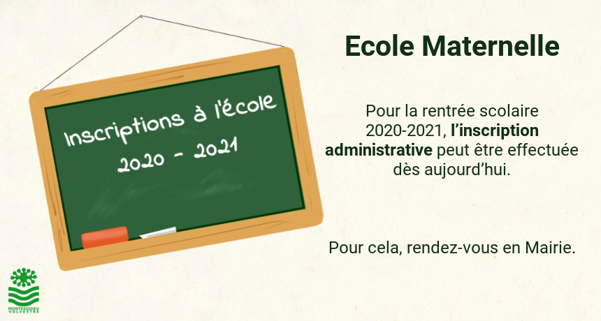 Inscription école