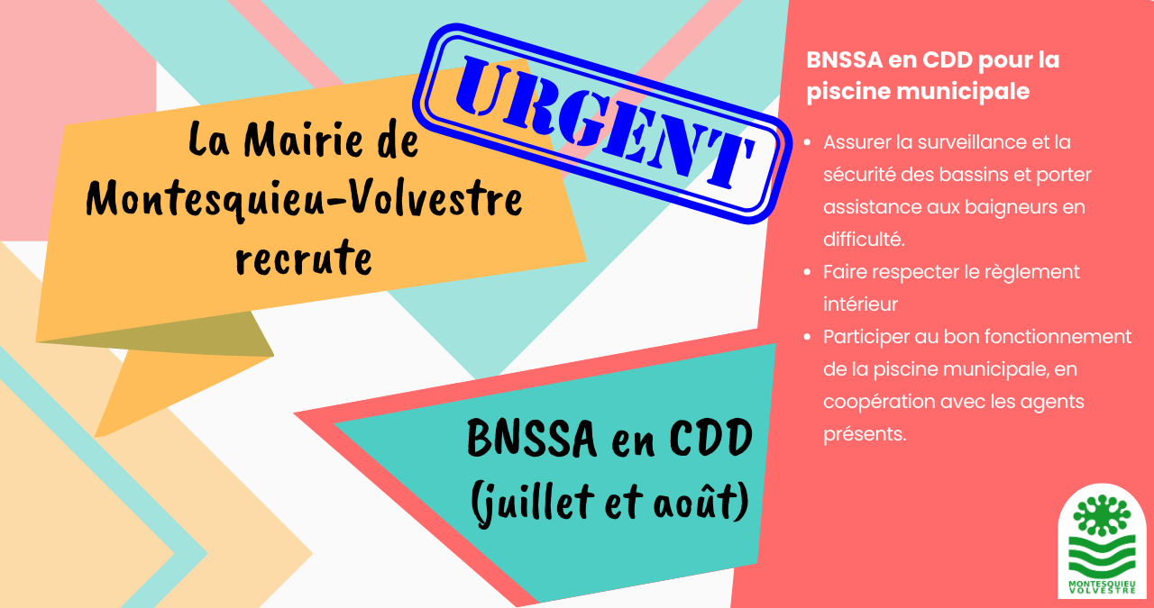 Recrutement BNSSA Montesquieu-Volvestre