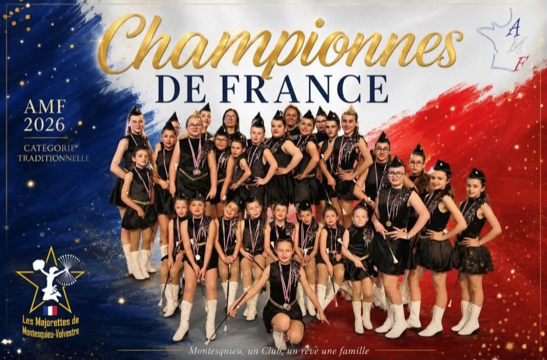 Les majorettes du Volvestre brillent au Championnat de France