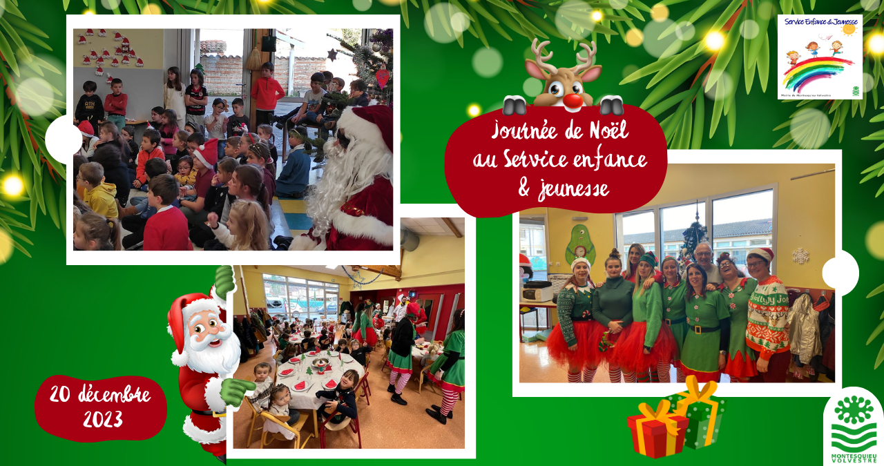 Montesquieu Volvestre : Le Service enfance et jeunesse fête Noël !