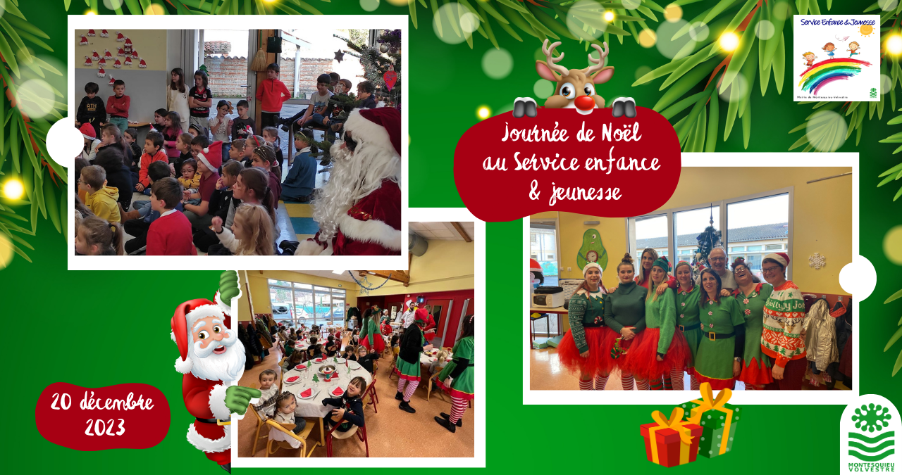 Montesquieu Volvestre : Le Service enfance et jeunesse fête Noël !