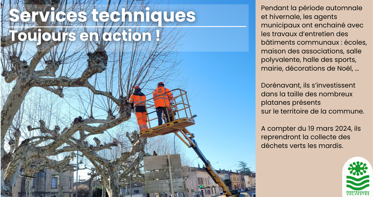 Montesquieu-Volvestre - Services techniques : toujours en action