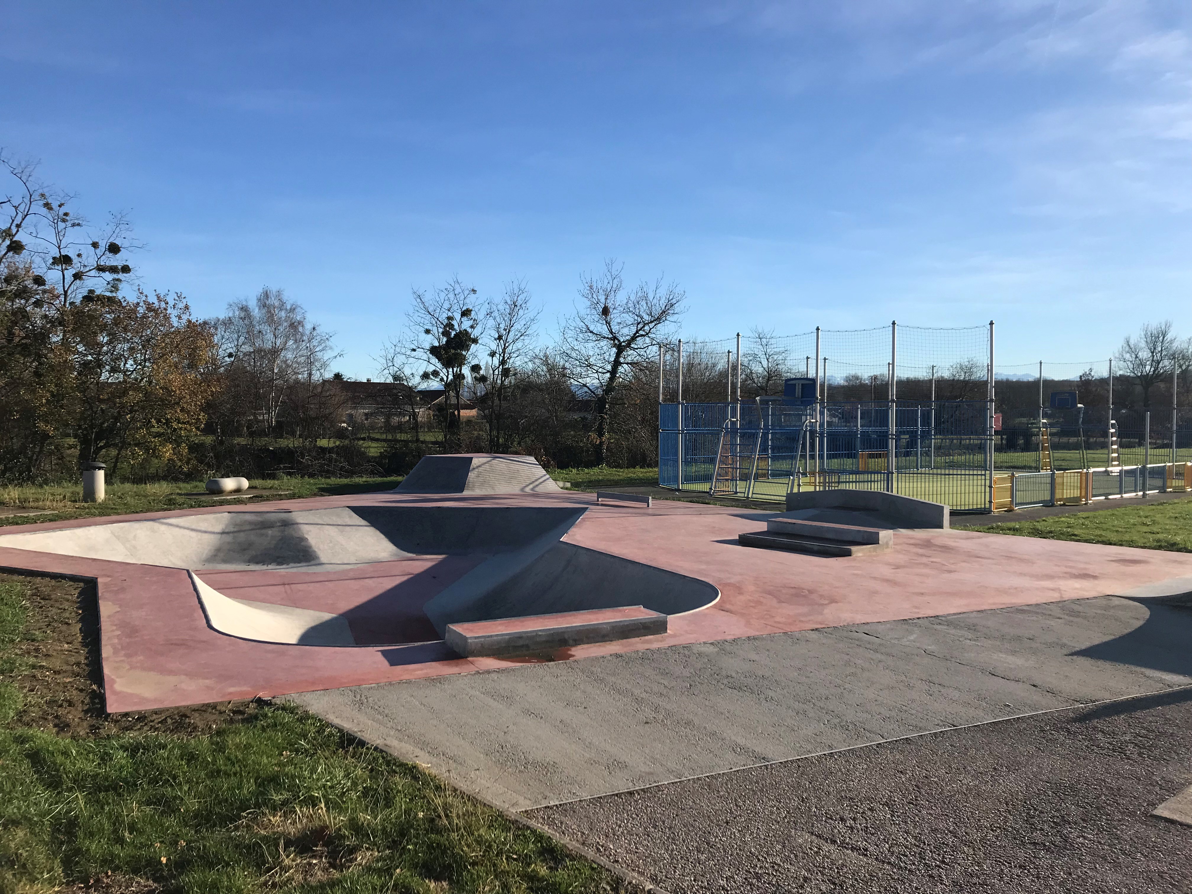 Skate park rénové