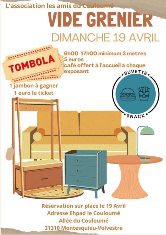 Vide grenier du Couloumé