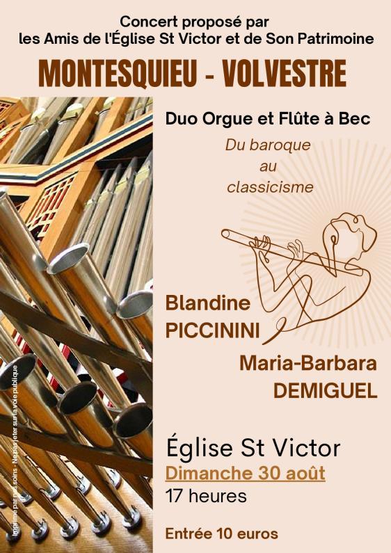 Concert : Duo orgue et flûte à bec
