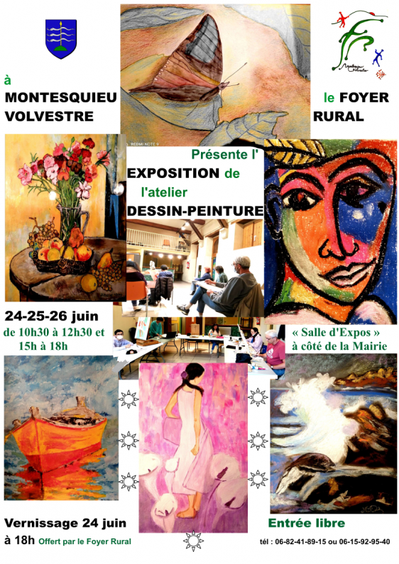 Expo atelier dessin peinture