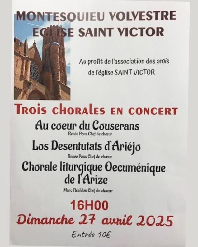 Concert église Montesquieu-Volvestre 