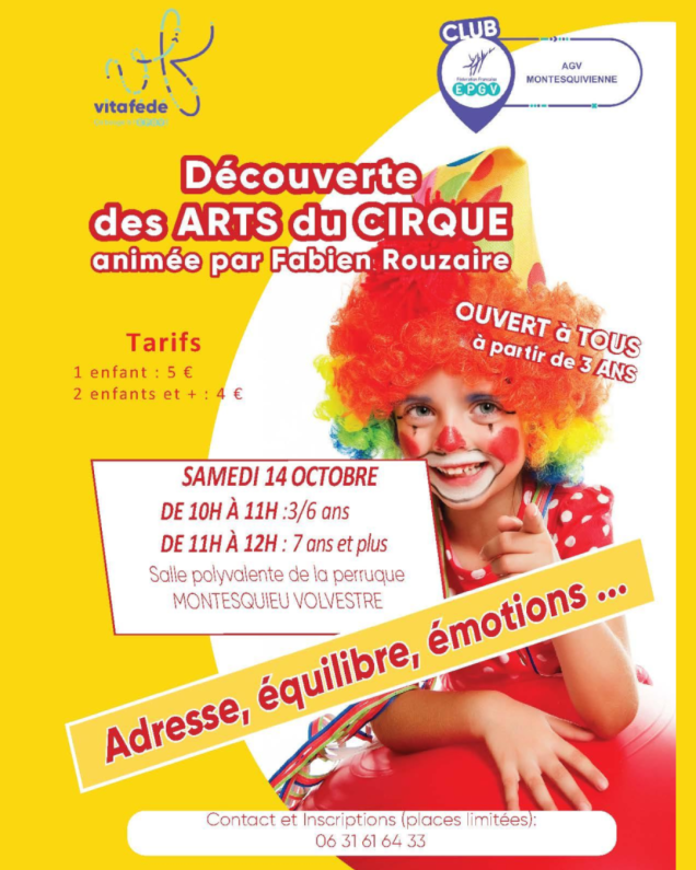 Découverte des Arts du cirque