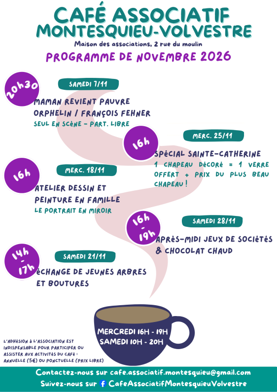 Café associatif Montesquieu-Volvestre