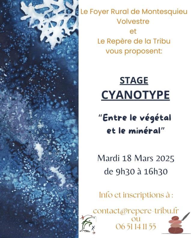 Stage cyanotype