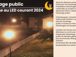 Eclairage public : passage au LED courant 2024