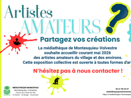 La médiathèque recherche des artistes amateurs