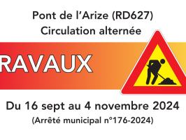 Travaux sur le Pont de l'Arize