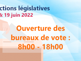 Elections législatives : ouverture des bureaux de vote