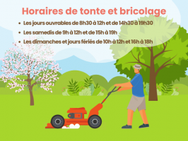 Horaires tonte et bricolage