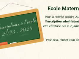 inscription école