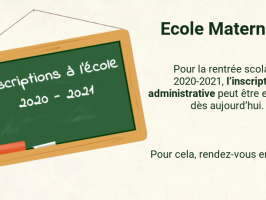 Inscription école