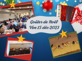 Goûter de Noël festif pour les ainés