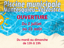 Piscine municipale Montesquieu-Volvestre : été 2024
