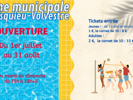 Montesquieu-Volvestre - Piscine municipale : été 2025