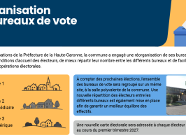 Réorganisation des bureaux de vote