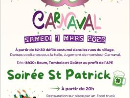Carnaval & Saint Patrick