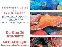 Expo de peintures Léa Stauder et Laurence Delis
