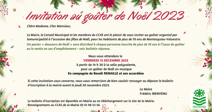Gouter de Noël - CCAS