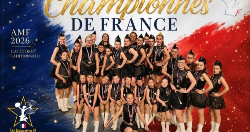 Les majorettes du Volvestre brillent au Championnat de France