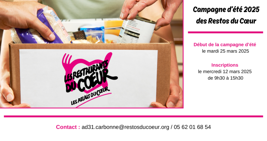 Restos du Coeur : campagne d'été