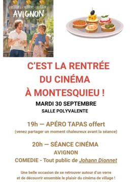 Rentrée du cinéma